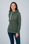 Wanakome Women's Pullover Hoodie - Moss Green