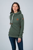 Wanakome Women's Pullover Hoodie - Moss Green