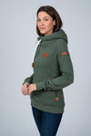 Wanakome Women's Pullover Hoodie - Moss Green