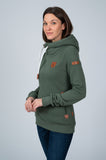 Wanakome Women's Pullover Hoodie - Moss Green