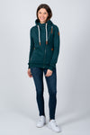 Wanakome Women's Full Zip High Collar - Pine Ridge