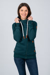 Wanakome Women's Full Zip High Collar - Pine Ridge