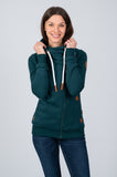 Wanakome Women's Full Zip High Collar - Pine Ridge