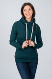 Wanakome Women's Full Zip High Collar - Pine Ridge