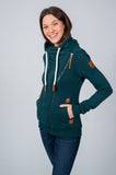 Wanakome Women's Full Zip High Collar - Pine Ridge