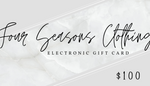 Four Seasons Clothing Gift Card