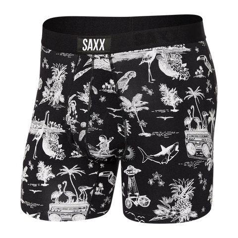 ULTRA Boxer Brief - Black Astro Surf And Turf